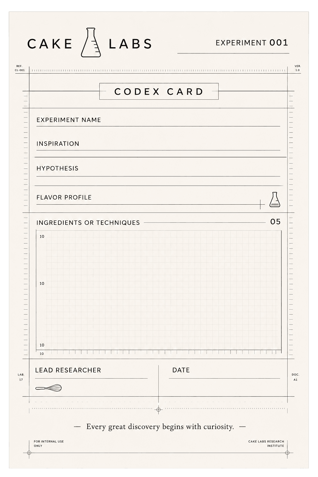 Cake Labs Codex Card